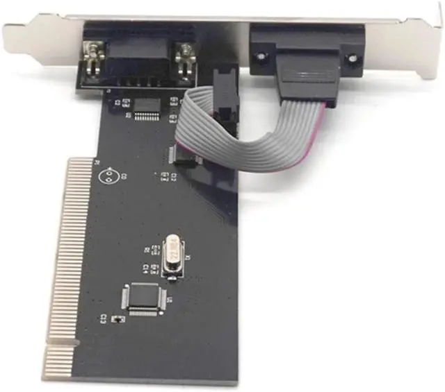 Alt view image 6 of 7 - Weastlinks PCI 2 Port Serial Expansion Card PCI to Industrial DB9 COM RS232 Converter Adapter Controller for Desktop PC with Low Bracket