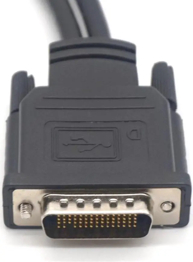 Alt view image 6 of 7 - Weastlinks DMS-59pin Male to Dual 15Pin VGA RGB Female Splitter Extension Cable for PC Graphics Card