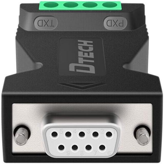 Alt view image 3 of 6 - Weastlinks Mini RS-232 to RS-485 Passive Interface Converter 485 Converter DB9 to 3-Wire terminal Adapter