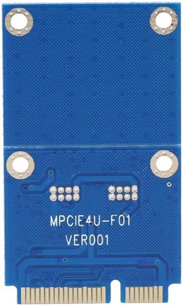 Alt view image 4 of 7 - Weastlinks Mini PCI-E PCI Express to Dual USB Adapter mPCIe to 5 Pin 2 Port USB2.0 Converter for Full/half Height Mini Card/USB flash disk