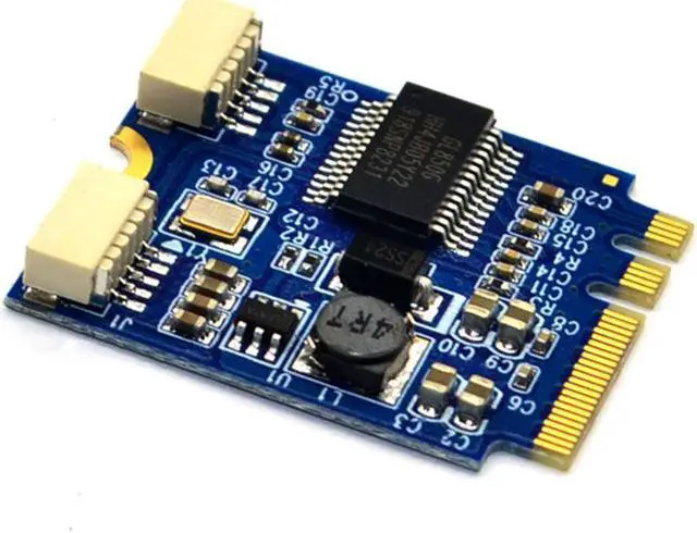 Alt view image 6 of 7 - Weastlinks Riser Card M.2 to USB M.2 for NGFF KEY A-E to Dual USB2.0 Expansion Card Converter Cable USB M.2 Riser Cable Adapter