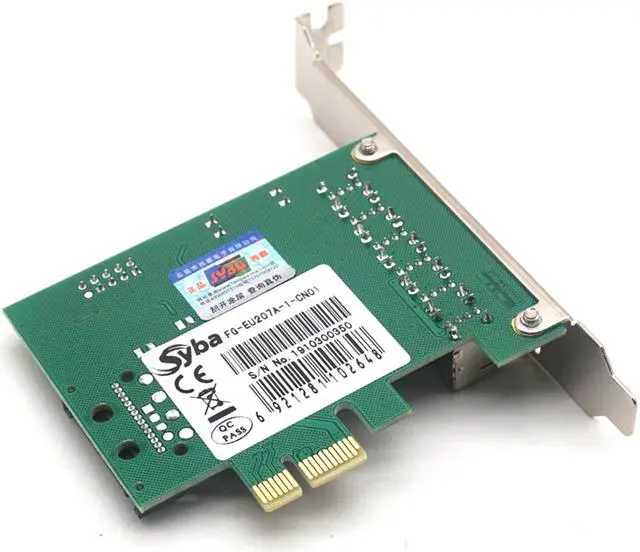 Alt view image 5 of 7 - Weastlinks 6 Ports USB 2.0 PCIE HUB CARD Renesas usb expansion USB 2.0 PCI-Express card (6 external Ports and 2 internal Ports)