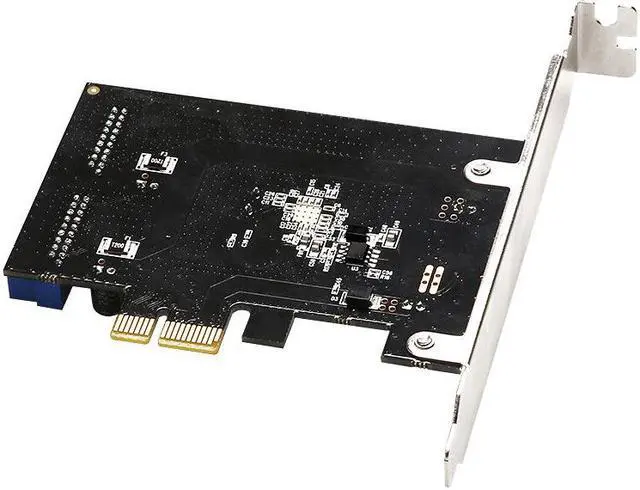 Alt view image 3 of 5 - Weastlinks Super Speed PCI Express to Dual 20 Pin USB 3.0 Controller Card PCI-E X1 to 2 Ports USB 3.0 Header