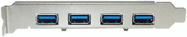 Alt view image 3 of 6 - Weastlinks PCIE to 4 Port USB 3.0 PCI-e Adapter PCI Express USB 3.0 4 port HUB 19Pin 5.0Gbps FL1100 chipset Support WIN10 WIN8 MAC OS