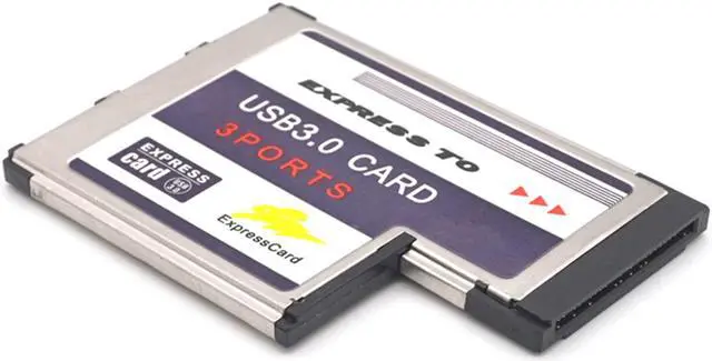 Alt view image 4 of 7 - Weastlinks 3 Port Hidden Inside USB 3.0 USB3.0 to Expresscard Express Card 54 54mm Adapter Converter FRESCO LOGIC Chipset FL1100