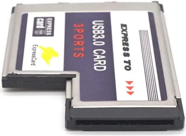 Alt view image 5 of 7 - Weastlinks 3 Port Hidden Inside USB 3.0 USB3.0 to Expresscard Express Card 54 54mm Adapter Converter FRESCO LOGIC Chipset FL1100