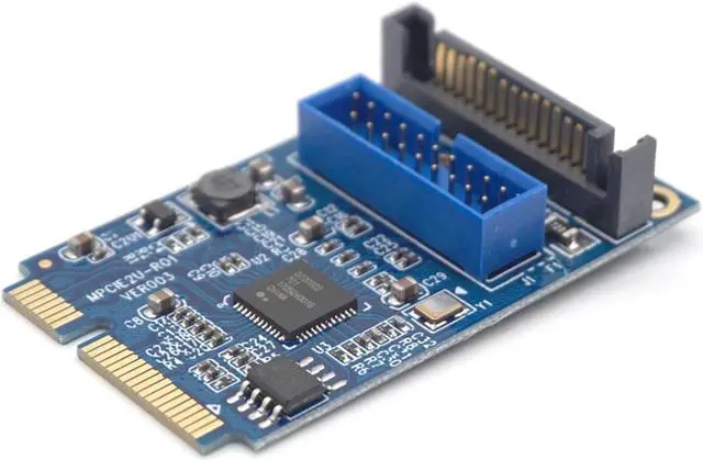 Main image of Weastlinks MINI PCI-E to USB3.0 Adapter Card Mini PCIE to 20Pin/19Pin Expansion Card Mini PCIE to USB3.0 Adapter
