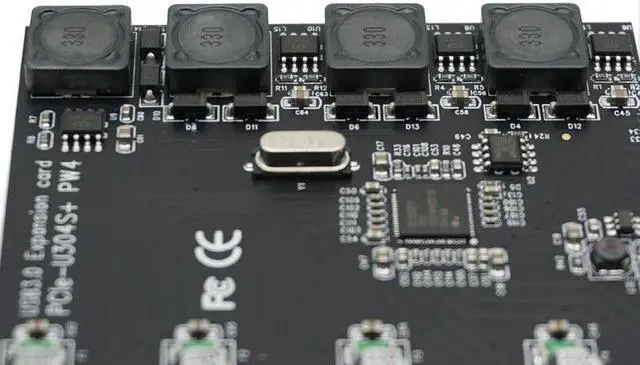 Alt view image 5 of 5 - Weastlinks PCI Express to 4 port USB 3.0 Card PCI-e to External 4-Port USB3.0 Convertor NEC D720201 pcie No external Power Supply