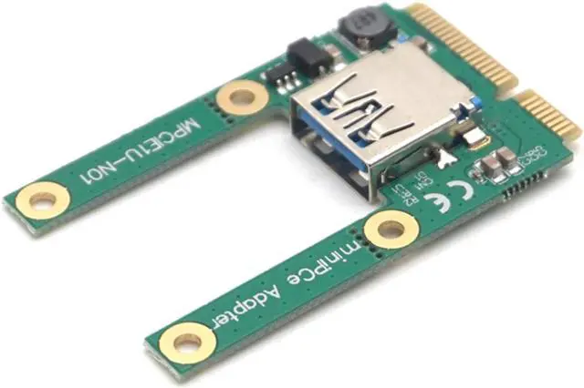 Alt view image 3 of 7 - Weastlinks Mini PCI-E to USB3.0 PCI Express Card PCI-E to USB 3.0 Expansion Card