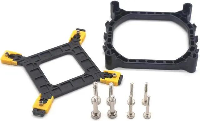 Alt view image 7 of 7 - Weastlinks PC CPU Cooler Mounting Bracket Heatsink Holder Base Backplate Kit For Intel 115X/1366/2011