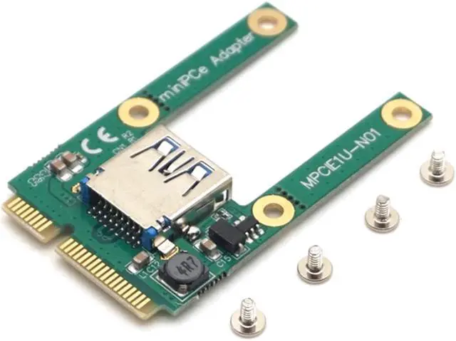 Alt view image 7 of 7 - Weastlinks Mini PCI-E to USB3.0 PCI Express Card PCI-E to USB 3.0 Expansion Card