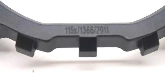 Alt view image 6 of 7 - Weastlinks PC CPU Cooler Mounting Bracket Heatsink Holder Base Backplate Kit For Intel 115X/1366/2011