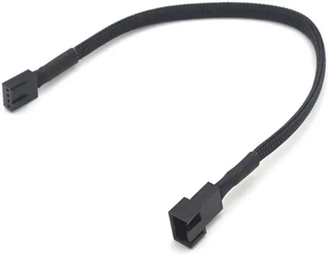 Alt view image 2 of 7 - Weastlinks 5pcs Computer Motherboard 4Pin Female To PWM Fan 4 Pin Male Power Extension Cable Cord Wire PC Cooler Parts 25cm