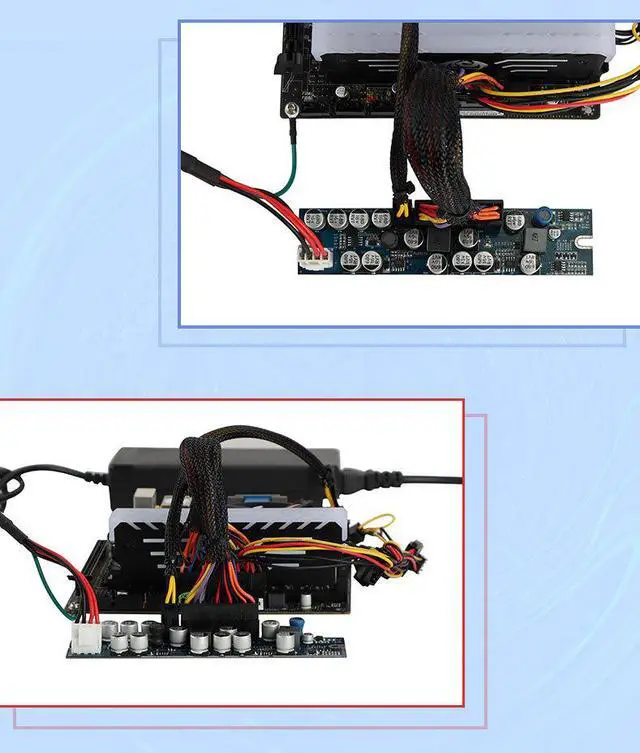 Alt view image 7 of 7 - Weastlinks 12V 300W Input DC-ATX 24pin Power Supply Module Swithc Pico PSU Auto Mini ITX High DC-ATX power module ITX For Mining