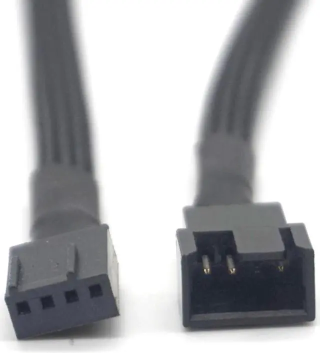 Alt view image 5 of 7 - Weastlinks 5pcs Computer Motherboard 4Pin Female To PWM Fan 4 Pin Male Power Extension Cable Cord Wire PC Cooler Parts 25cm