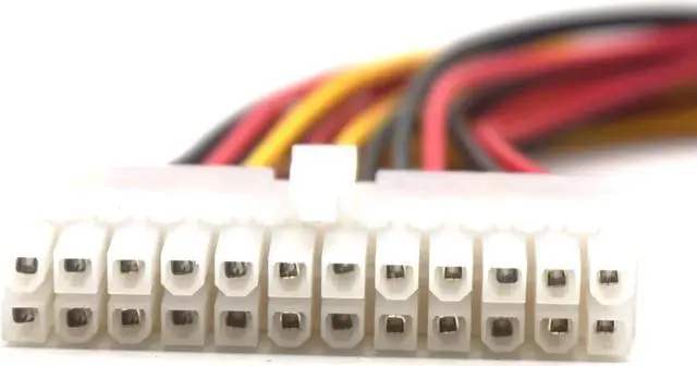Alt view image 3 of 6 - Weastlinks Supply Extension Cable Internal PC PSU TW Power Lead Connector Wire JETTING New 30CM 1Pcs ATX 24 Pin Male to 24Pin Female Power