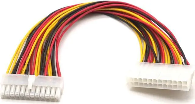 Alt view image 2 of 6 - Weastlinks Supply Extension Cable Internal PC PSU TW Power Lead Connector Wire JETTING New 30CM 1Pcs ATX 24 Pin Male to 24Pin Female Power