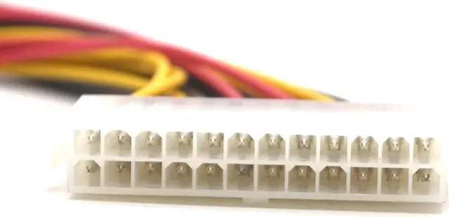 Alt view image 4 of 6 - Weastlinks Supply Extension Cable Internal PC PSU TW Power Lead Connector Wire JETTING New 30CM 1Pcs ATX 24 Pin Male to 24Pin Female Power