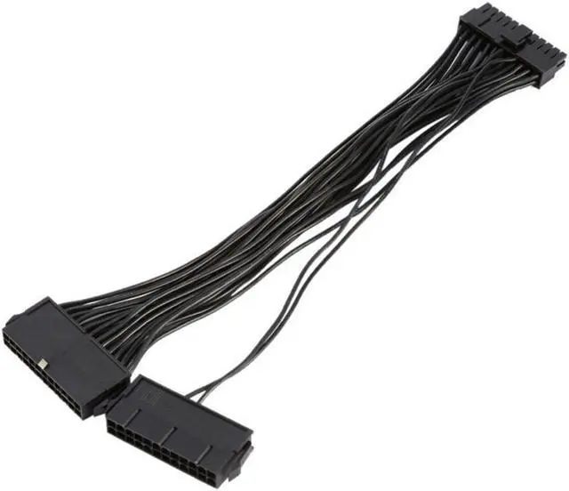 Main image of Weastlinks ATX 30cm 24 Pin Dual PSU Power Supply Extension Cable Synchronous Cord For Computer Cable Connector For Mining 24Pin 20+4pin