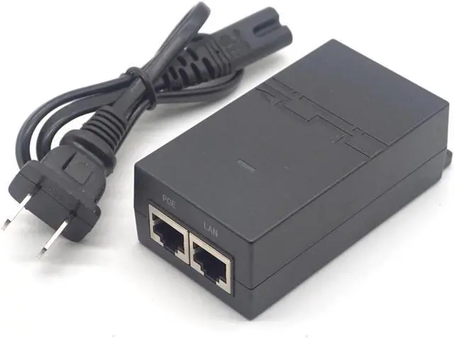 Alt view image 7 of 7 - Weastlinks POE Power Supply DC Adapter 48V Desktop POE Power Injector Ethernet Adapter Surveillance CCTV