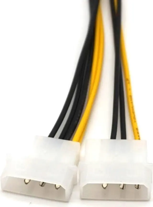 Alt view image 4 of 7 - Weastlinks 5PCS ATX Dual 4 Pin Male to 8 Pin Female Power Adapter Cable