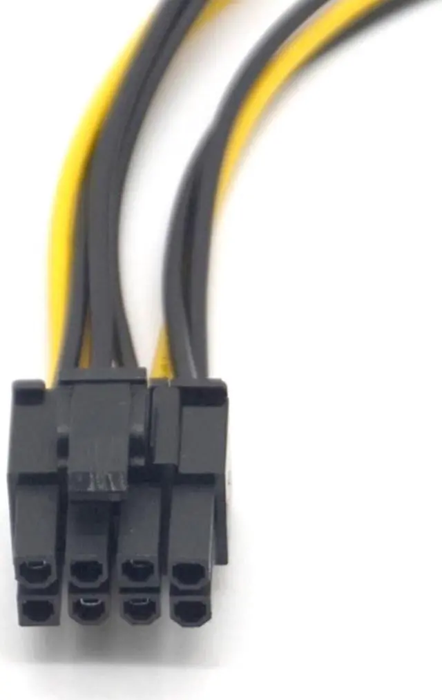 Alt view image 3 of 7 - Weastlinks 2PCS Dual SATA 15pin to 8pin Graphic Card Power Adapter Cable 20cm PCIE SATA Power Supply Cable 8p to SATA for Bitcoin Miner Mining