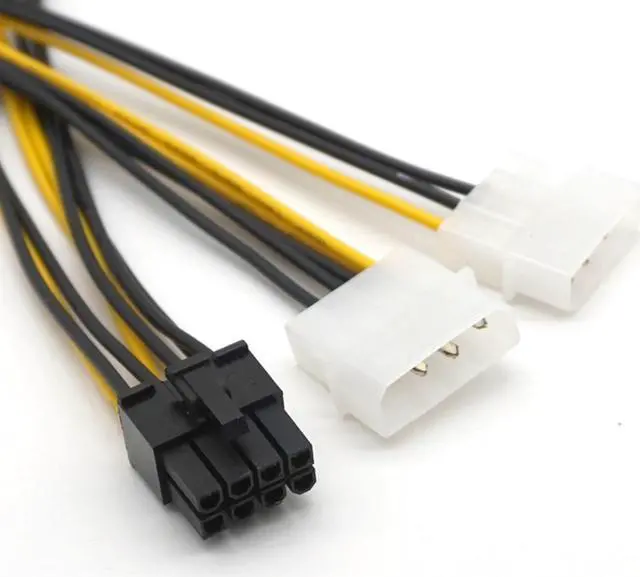 Alt view image 5 of 7 - Weastlinks 5PCS ATX Dual 4 Pin Male to 8 Pin Female Power Adapter Cable