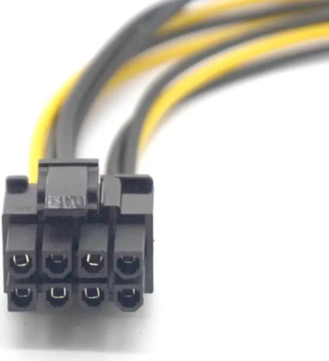 Alt view image 6 of 7 - Weastlinks 2PCS Dual SATA 15pin to 8pin Graphic Card Power Adapter Cable 20cm PCIE SATA Power Supply Cable 8p to SATA for Bitcoin Miner Mining