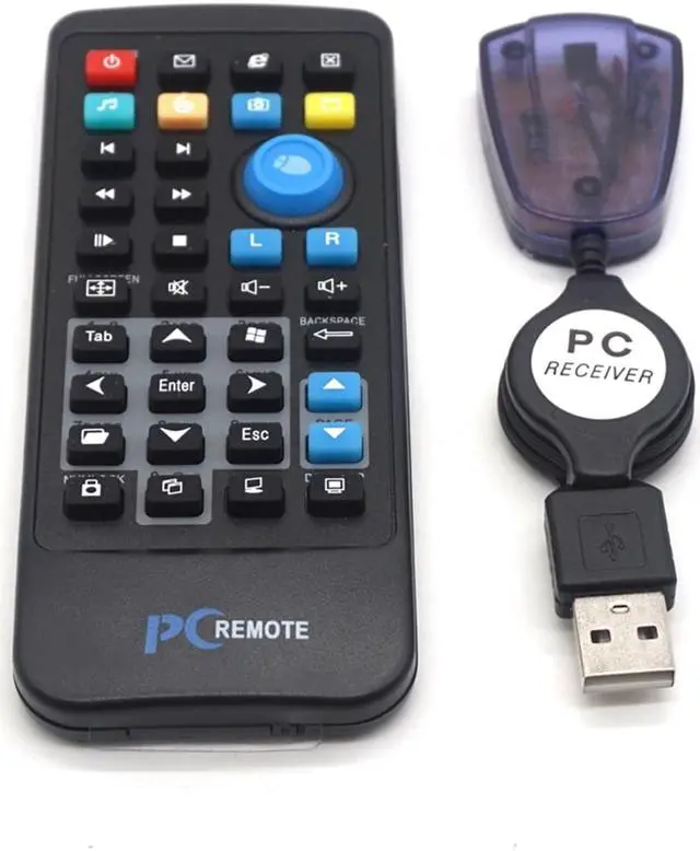 Alt view image 2 of 7 - Weastlinks PC Remote Control Wireless USB computer remote controller Wireless for Laptop 6 Multimedia Hot Keys 3 Mouse Cursor Keys