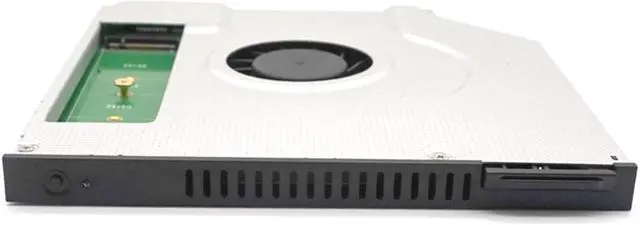 Alt view image 4 of 7 - Weastlinks M2 M.2 NGFF SSD Caddy Solid State Hard Disk Enclosure Adapter 9.5mm Laptop Internal Cooling Fan Inner CPU Cooler Radiator