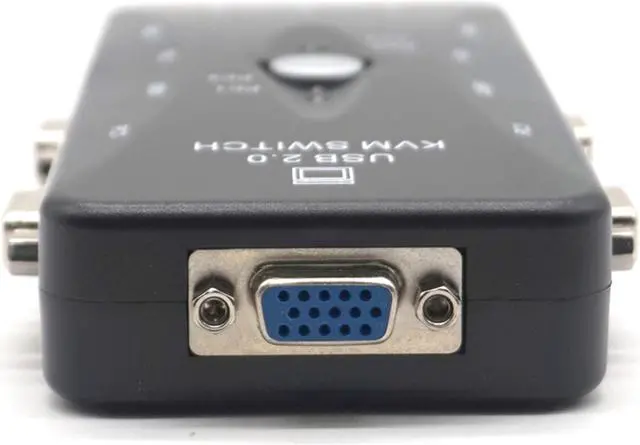 Alt view image 4 of 7 - Weastlinks 4 Ports USB2.0 KVM Switch Selector VGA Print Auto Switch Monitor Box VGA Splitter KVM Switch