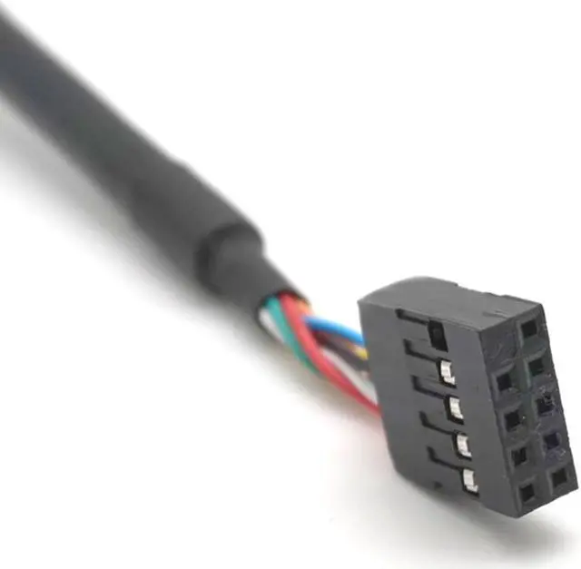 Alt view image 5 of 7 - Weastlinks 2pcs 20Pin 19Pin USB 3.0 Female To 9Pin USB 2.0 Male Motherboard Cable Adapter Cord 480mbps Data Speed Computer Cable Connectors