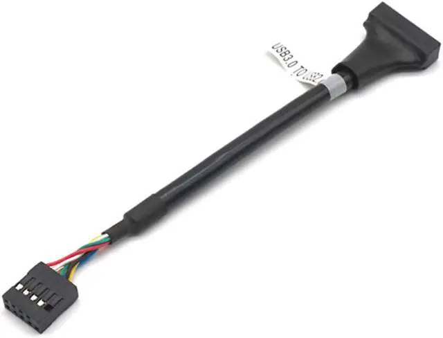 Alt view image 7 of 7 - Weastlinks 2pcs 20Pin 19Pin USB 3.0 Female To 9Pin USB 2.0 Male Motherboard Cable Adapter Cord 480mbps Data Speed Computer Cable Connectors