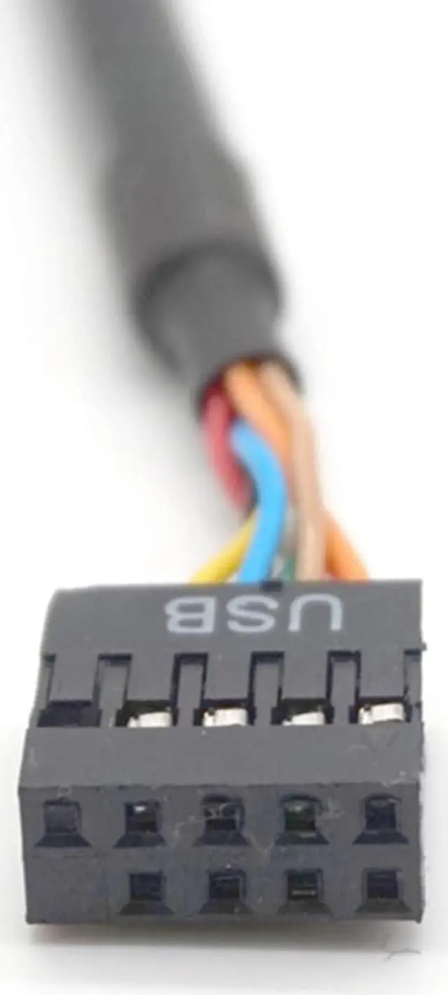 Alt view image 3 of 7 - Weastlinks 2pcs 20Pin 19Pin USB 3.0 Female To 9Pin USB 2.0 Male Motherboard Cable Adapter Cord 480mbps Data Speed Computer Cable Connectors