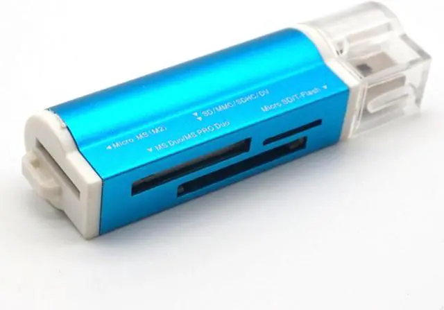 Alt view image 3 of 7 - Weastlinks 2PCS 4 in 1 Micro USB 2.0 Memory Card Reader usb Adapter for Micro SD card TF M2 MMC MS PRO DUO Card Reader