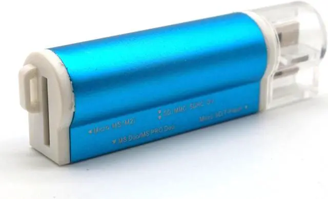 Alt view image 6 of 7 - Weastlinks 2PCS 4 in 1 Micro USB 2.0 Memory Card Reader usb Adapter for Micro SD card TF M2 MMC MS PRO DUO Card Reader