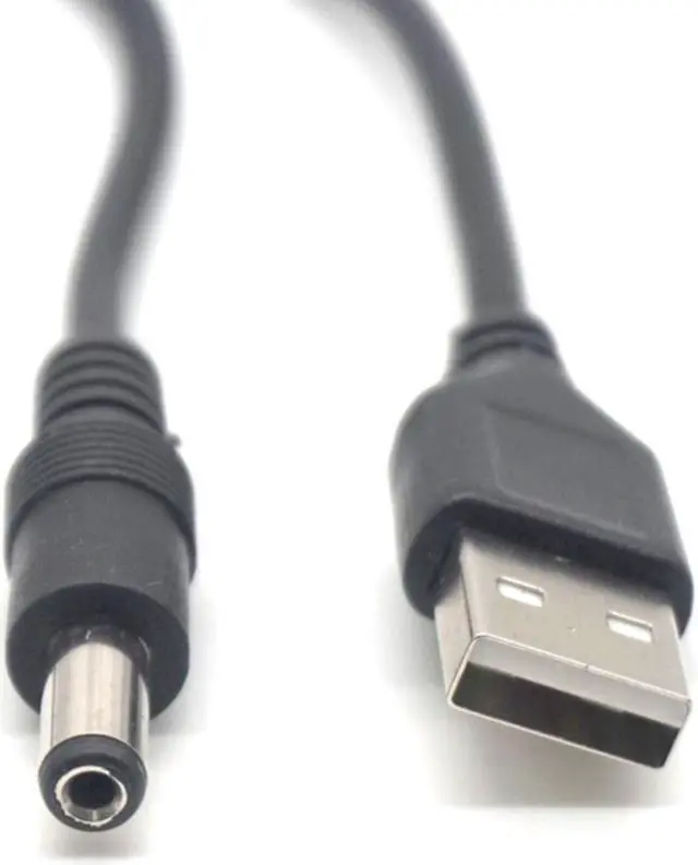 Main image of Weastlinks 2PCS USB to DC5.5*2.1mm DC5.5 power cable copper core USB to DC5.5 DC line Data Cable