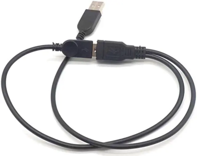 Alt view image 5 of 7 - Weastlinks 2pcs USB Female A To Dual A Male High Speed ??USB 2.0 Charging Data Sync Power Charger Cable For PC