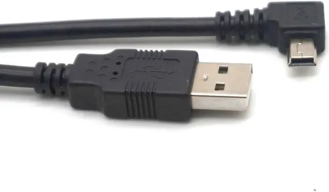 Alt view image 5 of 7 - Weastlinks Mini USB B Type 5pin Male Left Right Angled 90 Degree to USB 2.0 Male Data Cable
