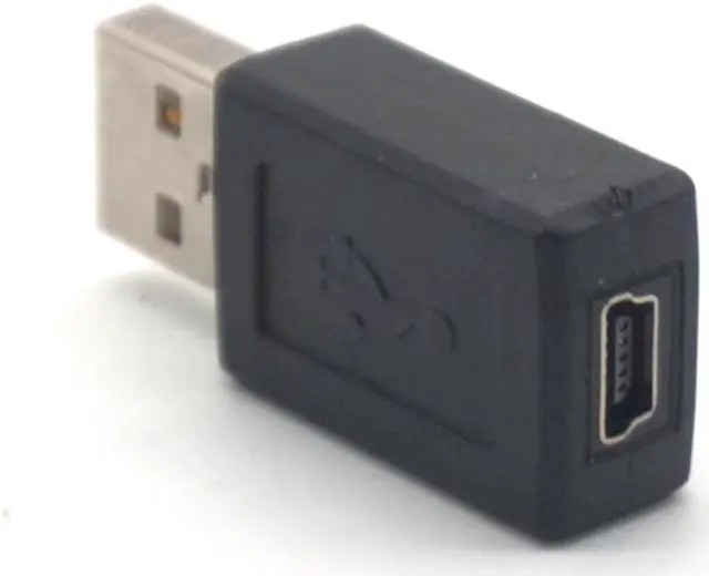Alt view image 5 of 6 - Weastlinks 2pcs USB Male to Mini USB Female Adapter USB Female Device Change into Mini USB2.0 Female