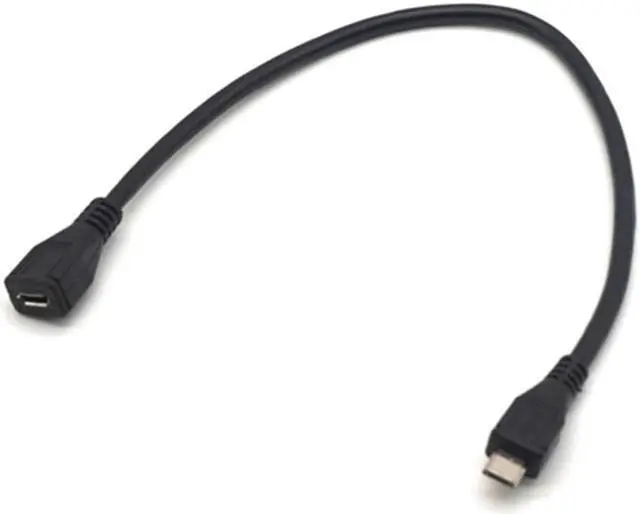 Alt view image 4 of 7 - Weastlinks 2PCS Micro USB 2.0 Type B Male To Female Extension Cable Wire Extender Charging Cable