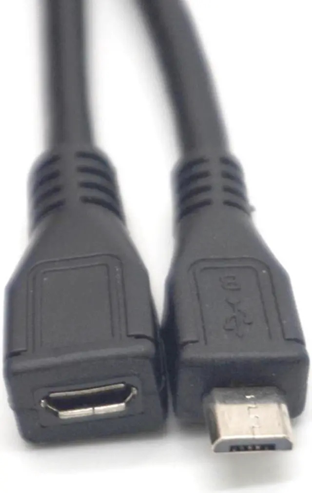 Alt view image 3 of 7 - Weastlinks 2PCS Micro USB 2.0 Type B Male To Female Extension Cable Wire Extender Charging Cable