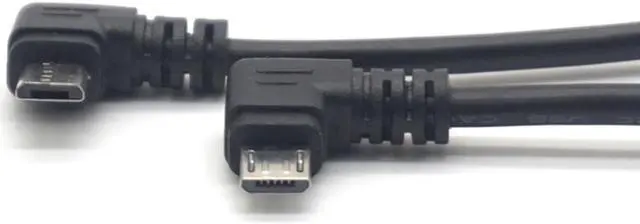 Alt view image 4 of 7 - Weastlinks Converter Data Cable left and right 90 Degree Micro USB Male To Female Adapter Converter Data Cable