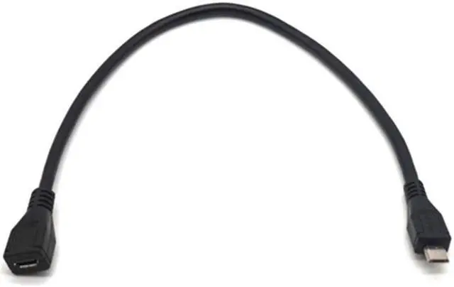 Alt view image 2 of 7 - Weastlinks 2PCS Micro USB 2.0 Type B Male To Female Extension Cable Wire Extender Charging Cable