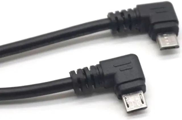 Alt view image 2 of 7 - Weastlinks Converter Data Cable left and right 90 Degree Micro USB Male To Female Adapter Converter Data Cable
