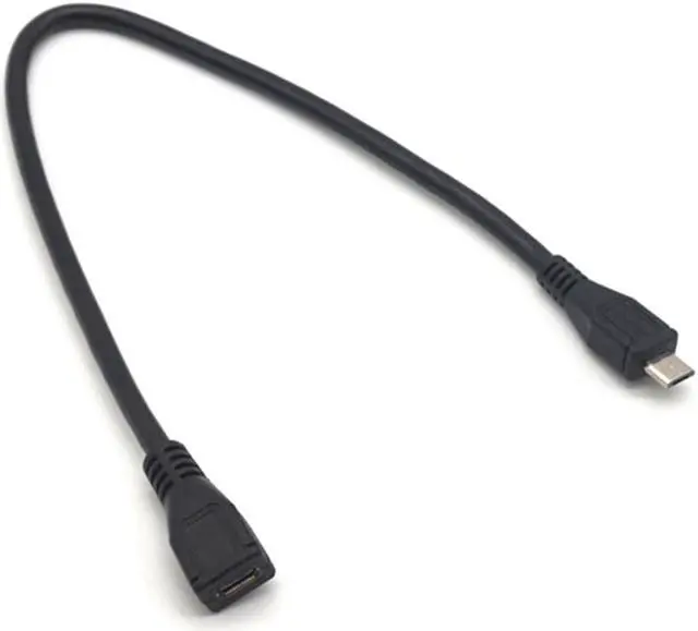 Alt view image 7 of 7 - Weastlinks 2PCS Micro USB 2.0 Type B Male To Female Extension Cable Wire Extender Charging Cable