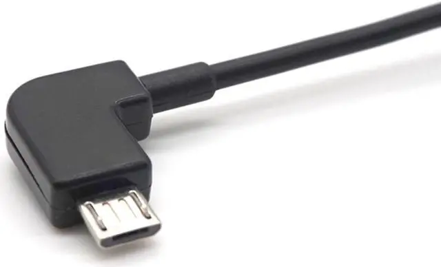 Alt view image 3 of 6 - Weastlinks USB 2.0 male to Micro USB left elbow 90 degree mobile phone tablet charging data cable 3m(9.84 ft)