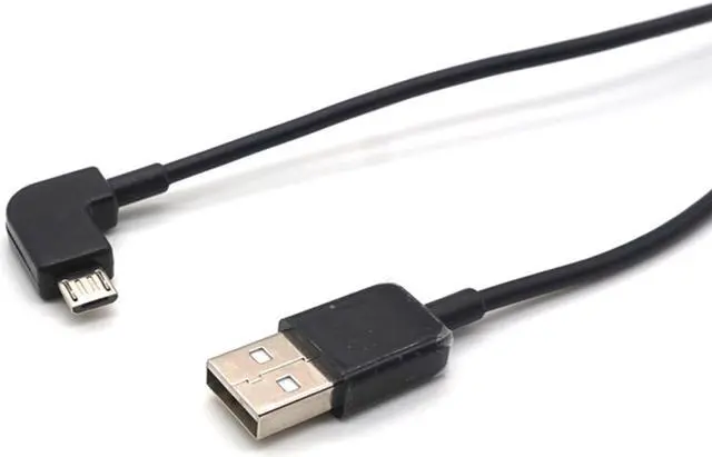Alt view image 6 of 6 - Weastlinks USB 2.0 male to Micro USB left elbow 90 degree mobile phone tablet charging data cable 3m(9.84 ft)