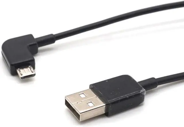 Main image of Weastlinks USB 2.0 male to Micro USB left elbow 90 degree mobile phone tablet charging data cable 3m(9.84 ft)