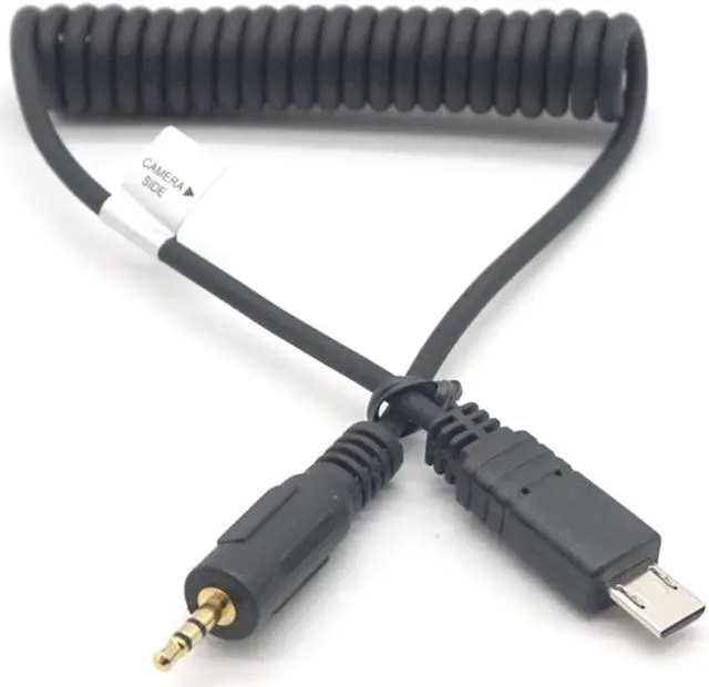 Alt view image 7 of 7 - Weastlinks 3.5mm-S2 Camera Remote Shutter Release Connect Cable For Sony a9/A7Riii/A6500 EY